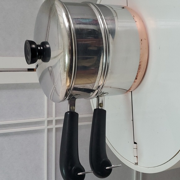 Vintage Revere Ware Copper Buttom Double Boiler Set - Picture 2 of 6